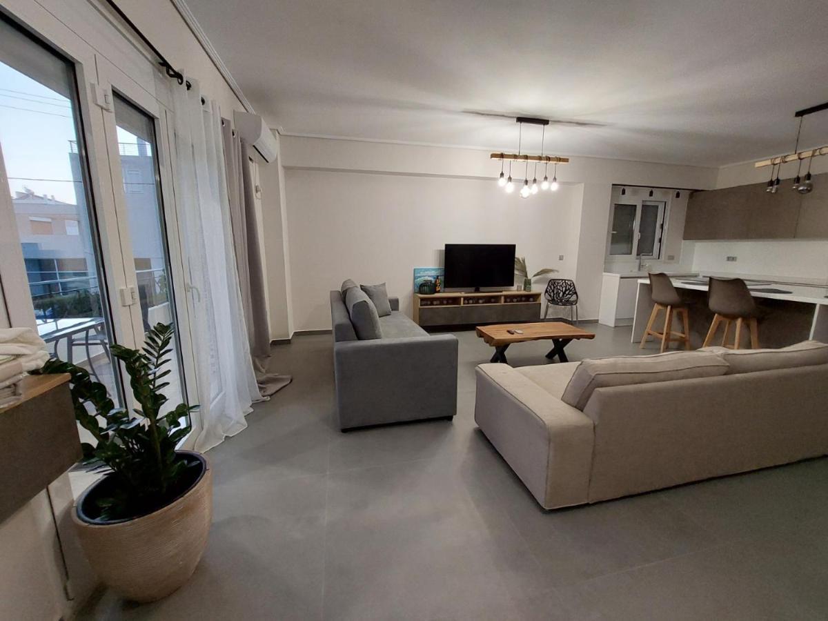 New Minimal Apartment,10' From Athens Airport Spáta Exterior foto